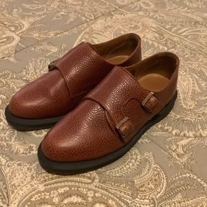 EUC Dr Martens Pandora Double Monk Strap Chestnut